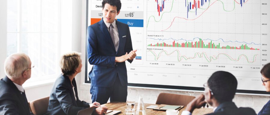 Forex Trade Graph Chart Concept
