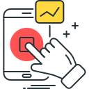 Information technology solutions and digital services illustration