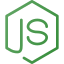 official logo for Node.js